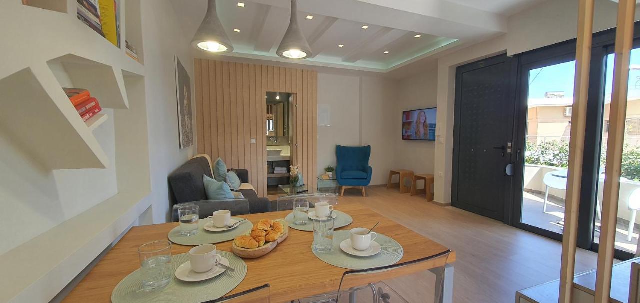 Blueonar Villa Hriszí Aktí Haniá Kültér fotó